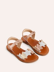 Boden Natural Metallic Star Sandals - Image 2 of 3
