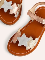 Boden Natural Metallic Star Sandals - Image 3 of 3