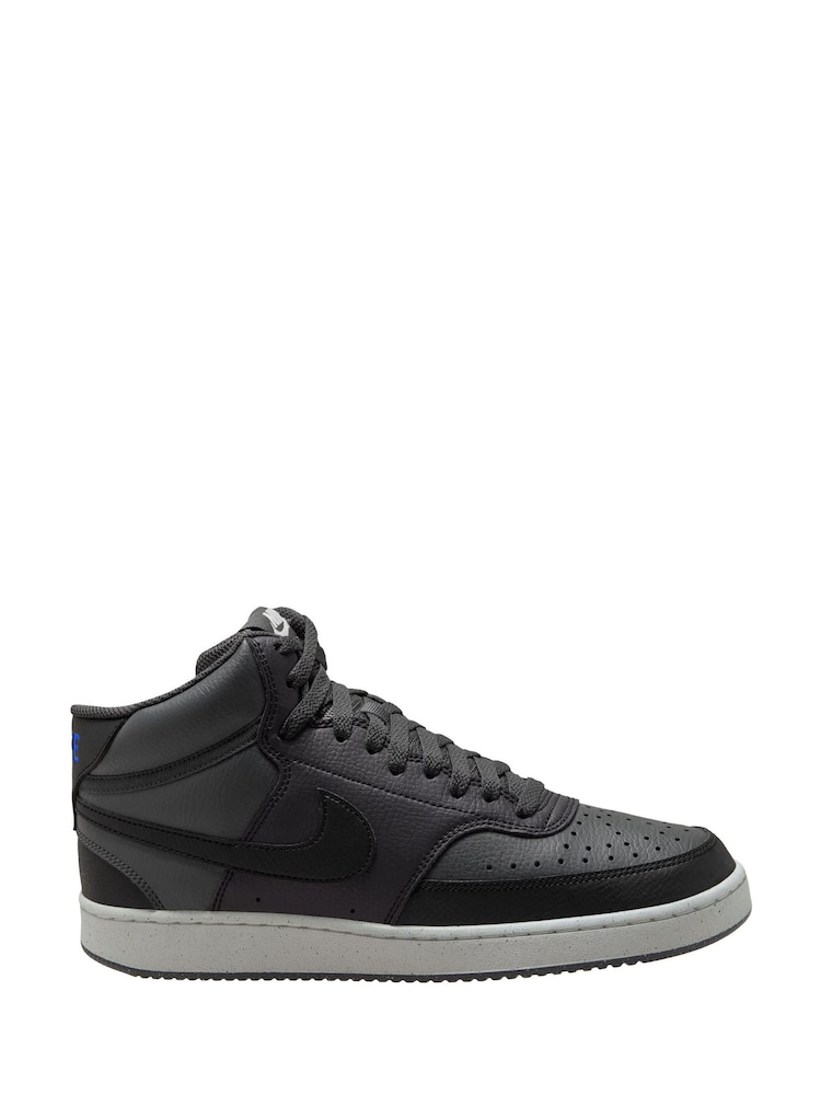 Smoke Grey/Black - Zapatillas de deporte abotinadas Court Vision de Nike - Imagen 1 de 4