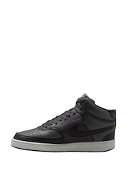 Smoke Grey/Black - Zapatillas de deporte abotinadas Court Vision de Nike - Imagen 2 de 4
