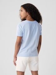 Gap Blue Unicorn Graphic Short Sleeve Crew Neck T-Shirt (4-13yrs) - Image 2 of 4
