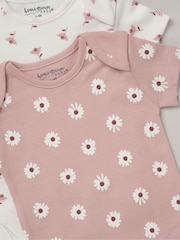 Homegrown Bedruckte Bodys im 3er-Pack, Rosa - Bild 3 von 5