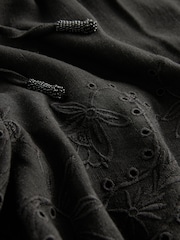Black Coord Embroidered Shorts - Image 6 of 6
