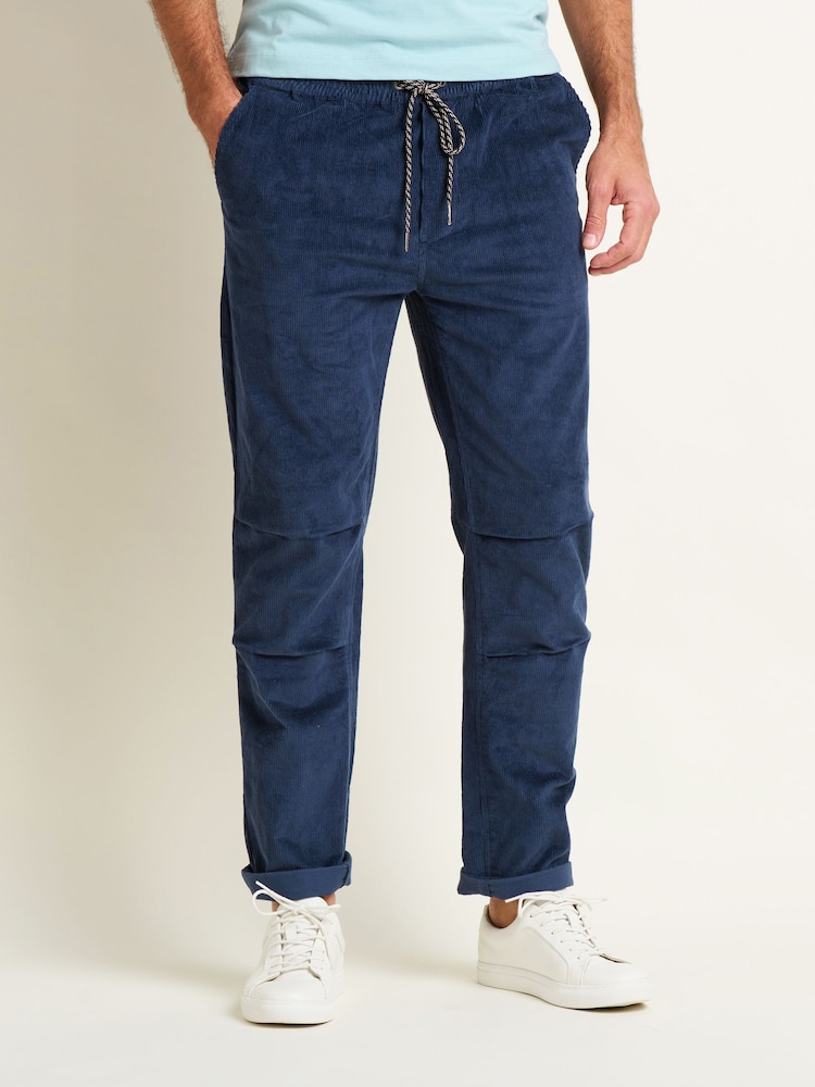 Brakeburn Blue Corduroy Trousers - Image 1 of 5