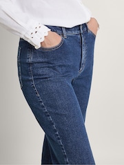 Monsoon Blue Alice Straight Jeans - Image 4 of 5
