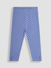 JoJo Maman Bébé Navy Blue Bird Floral 2-Pack Autumn Ditsy Floral Leggings - Image 3 of 9
