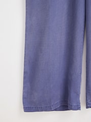 Oliver Bonas Blue Short Sleeve Utility Jumpsuit - Image 7 of 8