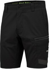 Hard Yakka Raptor Active Mid Black Shorts - Image 2 of 5