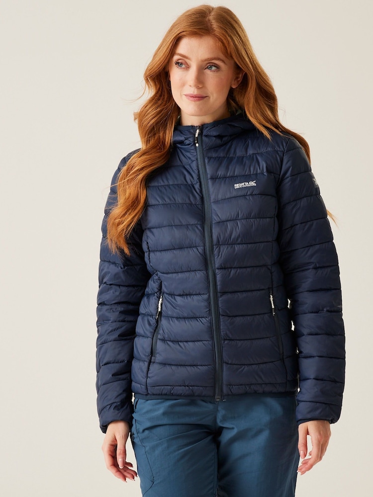 Regatta Blue Light Womens Hooded Marizion Walking Jacket - Image 1 of 9