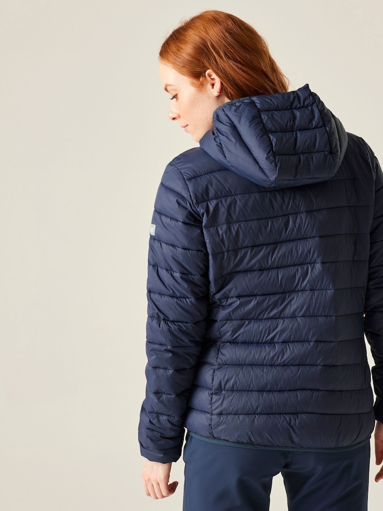 Regatta Blue Light Womens Hooded Marizion Walking Jacket - Image 2 of 9 Regatta Blue Light Womens Hooded Marizion Walking Jacket - Image 2 of 9