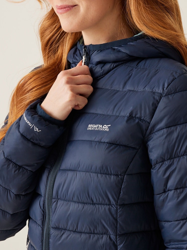 Regatta Blue Light Womens Hooded Marizion Walking Jacket - Image 5 of 9
