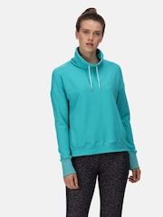 Regatta Blue Laurden Drawcord Neck Fleece - Image 1 of 7