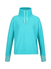 Regatta Blue Laurden Drawcord Neck Fleece - Image 4 of 7