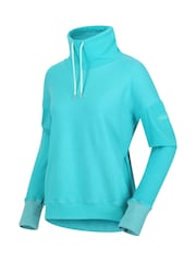 Regatta Blue Laurden Drawcord Neck Fleece - Image 6 of 7
