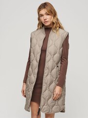 Superdry Nude Studios Long Liner Gilet - Image 1 of 3