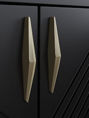 Frank Olsen Midnight Black AVA Two Door SMART Sideboard - Image 6 of 9