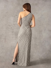 Ro&Zo One Shoulder Beaded Dress - Image 3 of 9