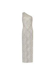 Ro&Zo One Shoulder Beaded Dress - Image 8 of 9