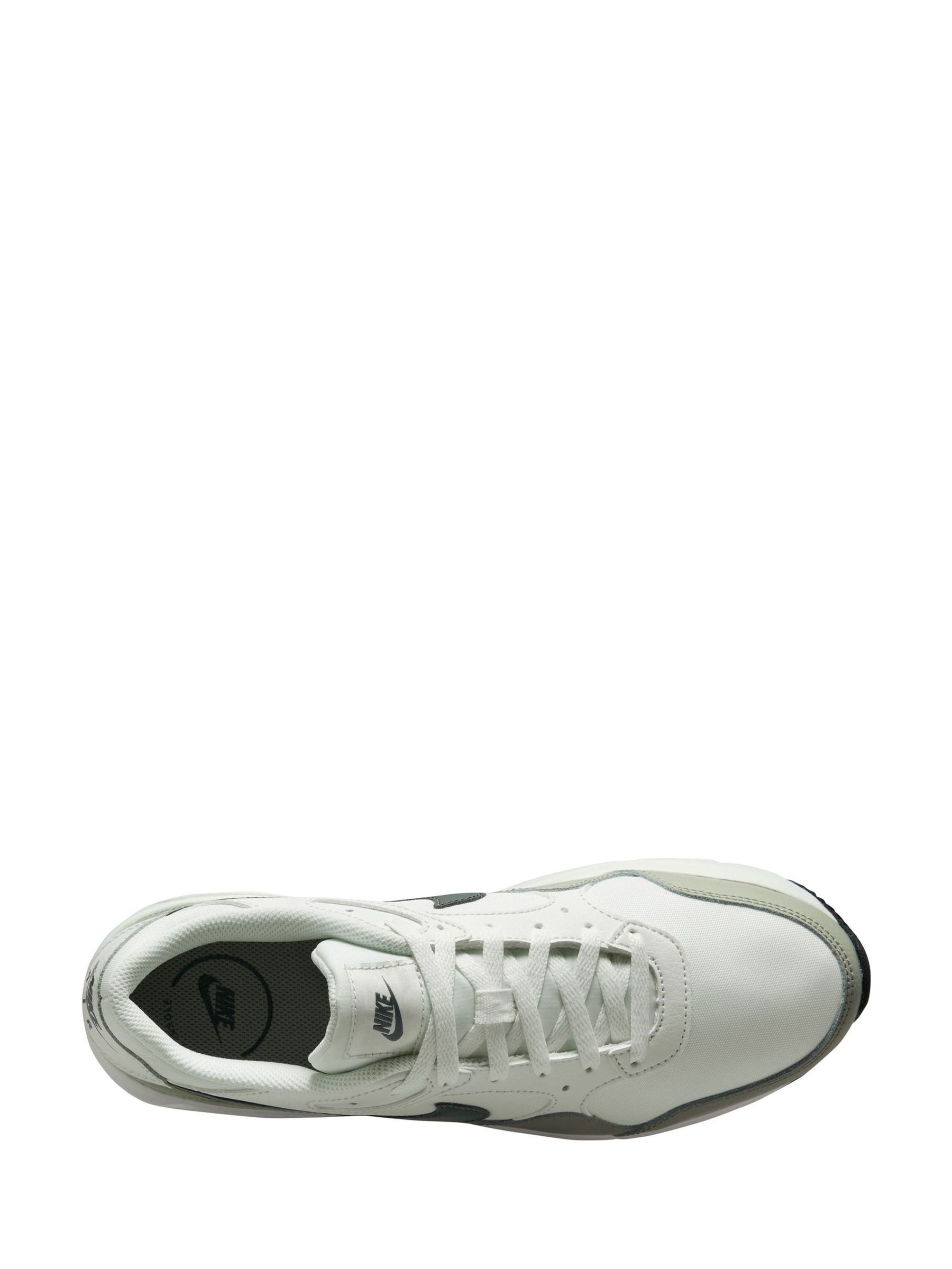 white & green air max sc trainers