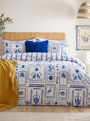 Furn Blue Frieze Abstract Duvet Cover Set - Image 1 of 3