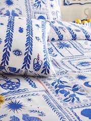 Furn Blue Frieze Abstract Duvet Cover Set - Image 2 of 3