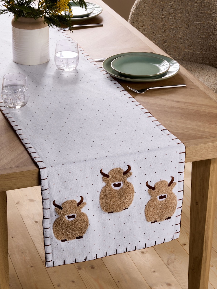 Natural Hamish Dining Table Runner - Image 1 of 4