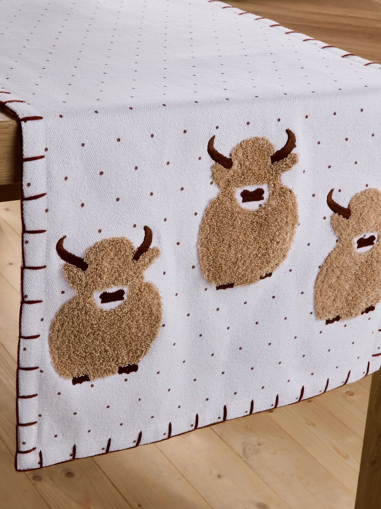 Natural Hamish Dining Table Runner - Image 3 of 4