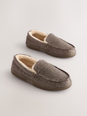 Brown Faux Fur Lined Apron Slippers - Image 2 of 7