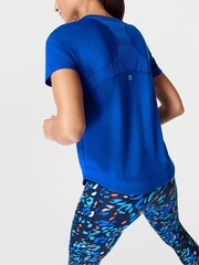 Sweaty Betty Lightning Blue Breathe Easy T-Shirt - Image 4 of 7
