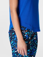Sweaty Betty Lightning Blue Breathe Easy T-Shirt - Image 6 of 7