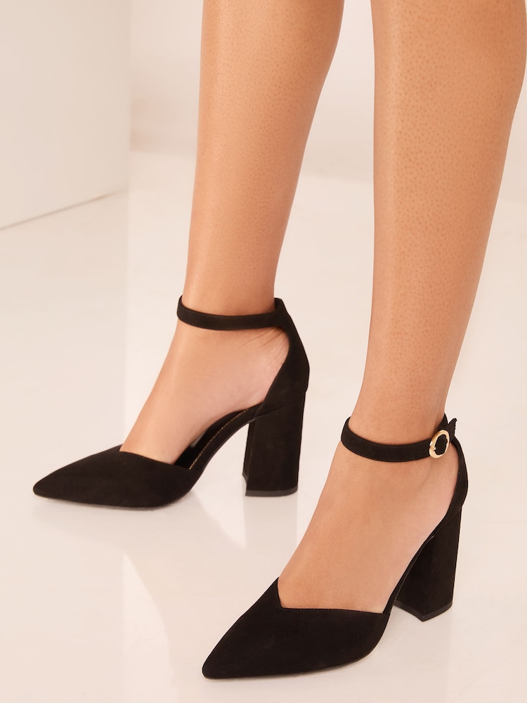 Lipsy Srednji blok čevlji z visoko peto Faux Leather salonar - Slika 2 iz 4 Lipsy Srednji blok čevlji z visoko peto Faux Leather salonar - Slika 2 iz 4