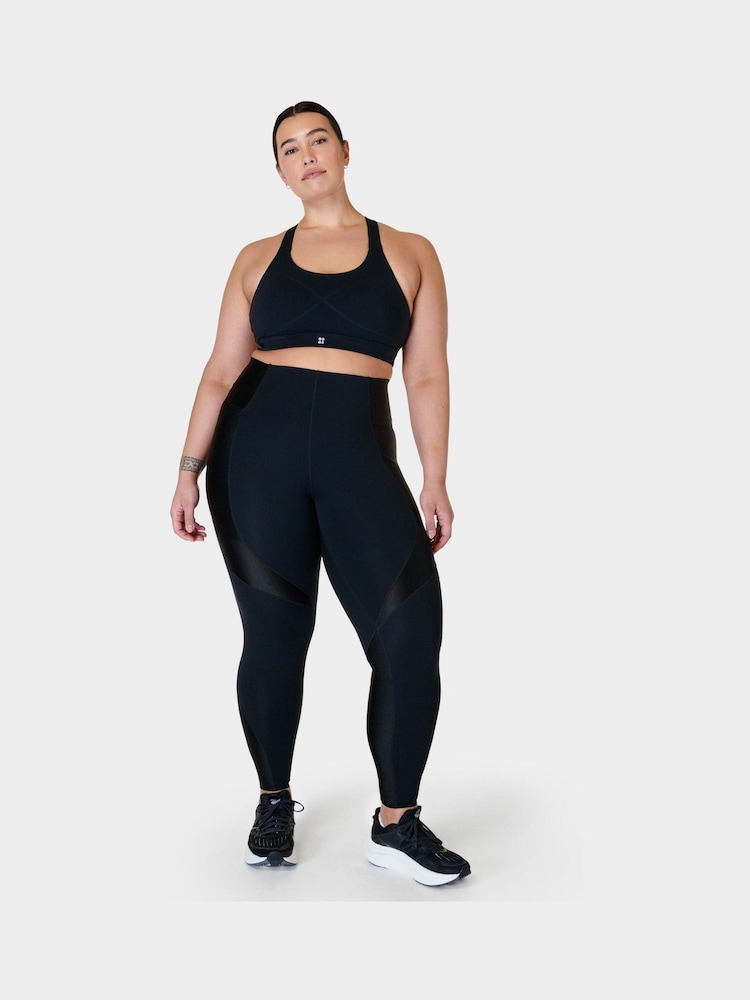 Zwart - Betty - Sweaty medium ondersteunende sportbeha - Image 3 of 6