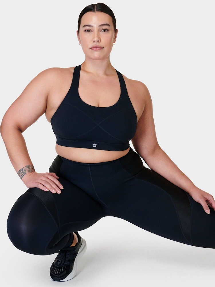 Zwart - Betty - Sweaty medium ondersteunende sportbeha - Image 4 of 6