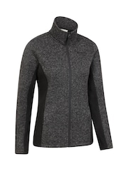 Mountain Warehouse Black Womens Idris Panelled Fleece Jacket - Image 1 of 5