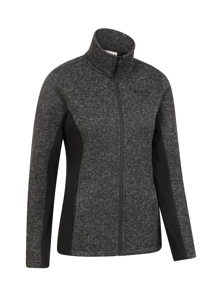 Mountain Warehouse Black Womens Idris Panelled Fleece Jacket - Image 1 of 5