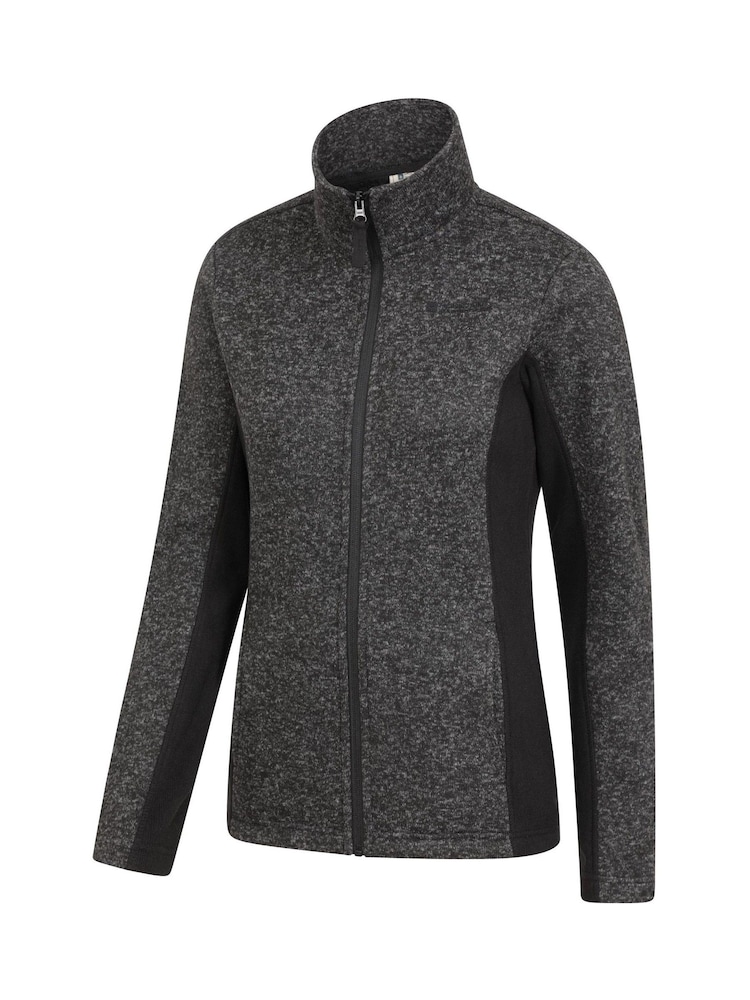 Mountain Warehouse Black Womens Idris Panelled Fleece Jacket - Image 2 of 5