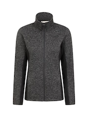 Mountain Warehouse Black Womens Idris Panelled Fleece Jacket - Image 3 of 5