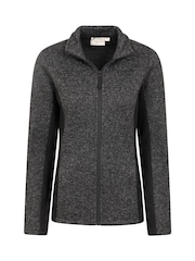 Mountain Warehouse Black Womens Idris Panelled Fleece Jacket - Image 4 of 5