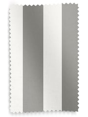 Laura Ashley Steel Grey Lille Stripe Made to Measure 100% Cotton Roman Blinds - Image 6 of 6