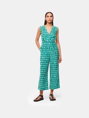 Whistles Green Linked Smudge Lorna Jumpsuit - Image 1 of 5
