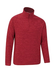 Mountain Warehouse Red Mens Snowdon Micro Fleece - Image 2 of 5