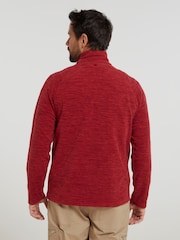 Mountain Warehouse Red Mens Snowdon Micro Fleece - Image 3 of 5
