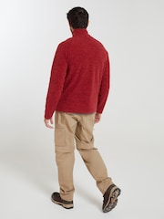 Mountain Warehouse Red Mens Snowdon Micro Fleece - Image 4 of 5