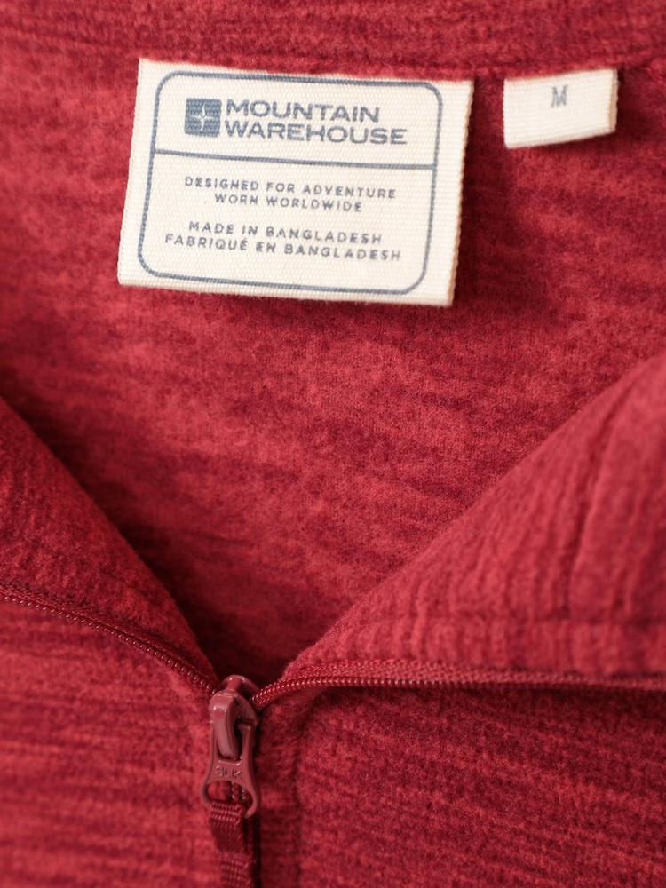 Mountain Warehouse Red Mens Snowdon Micro Fleece - Image 5 of 5