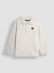 JoJo Maman Bébé Natural Fox Polo Shirt - Image 1 of 3
