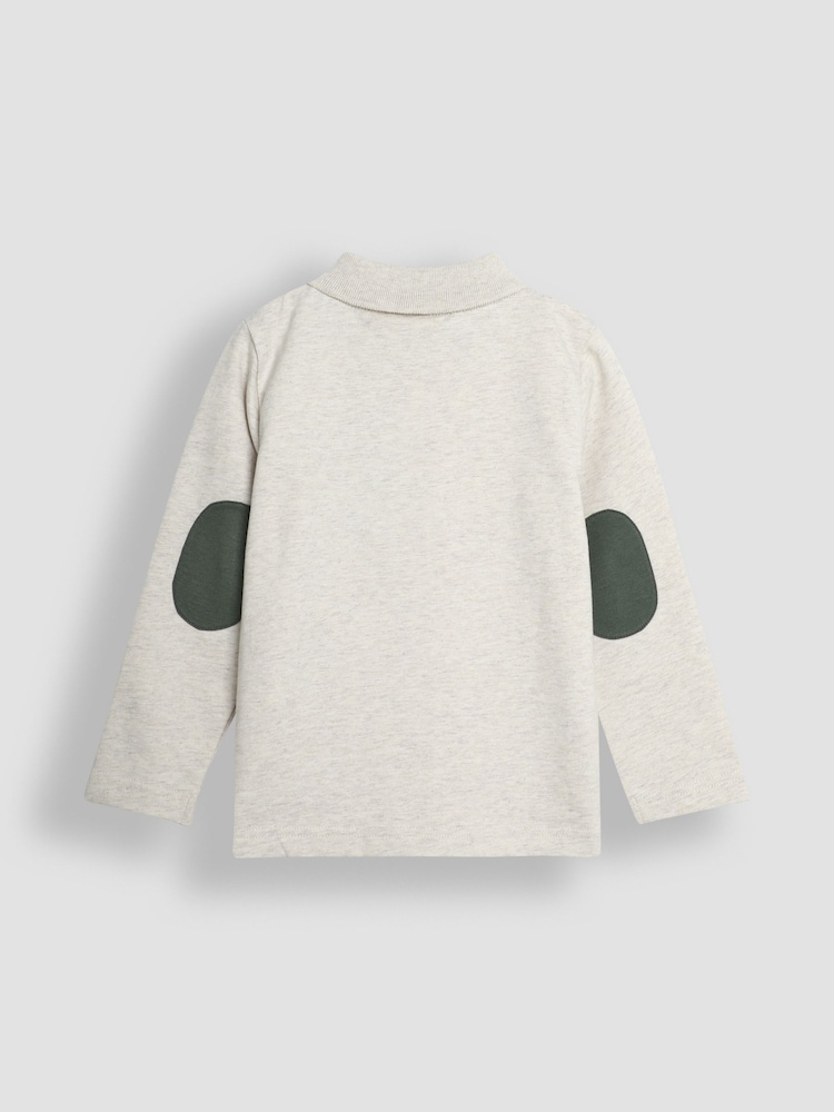 JoJo Maman Bébé Natural Fox Polo Shirt - Image 2 of 3