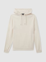 Reiss Snow Holland Merino Wool Drawstring Hoodie - Image 2 of 5