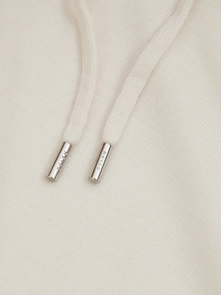 Reiss Snow Holland Merino Wool Drawstring Hoodie - Image 5 of 5