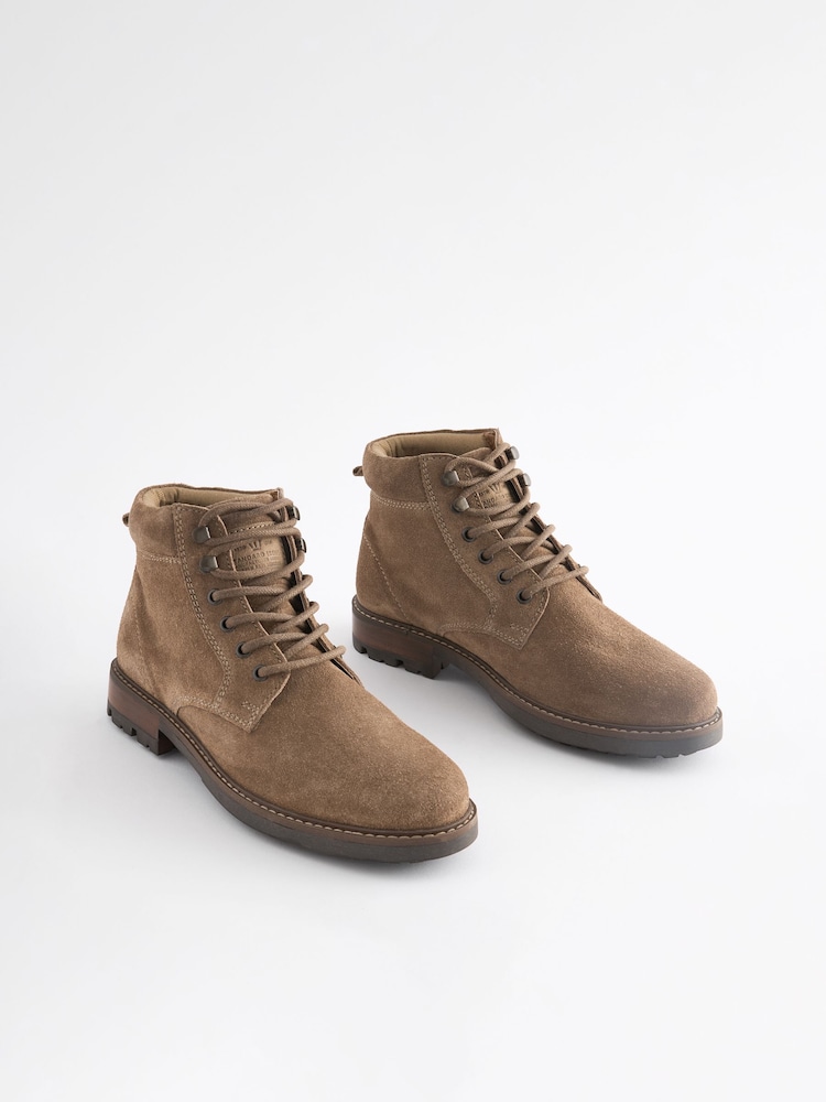 Stone Leather Boots - Image 2 of 6 Stone Leather Boots - Image 2 of 6
