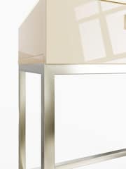 Frank Olsen Antique White Lyra SMART Two Drawer Console Table - Image 7 of 9